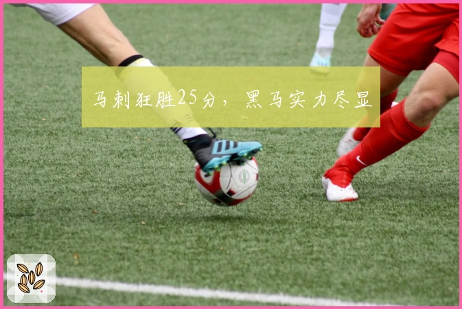 马刺狂胜25分，黑马实力尽显